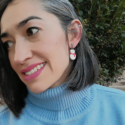 Aretes mono de nieve