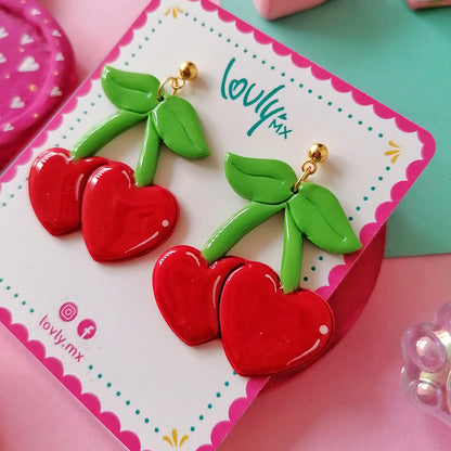 Aretes Cereza de amor