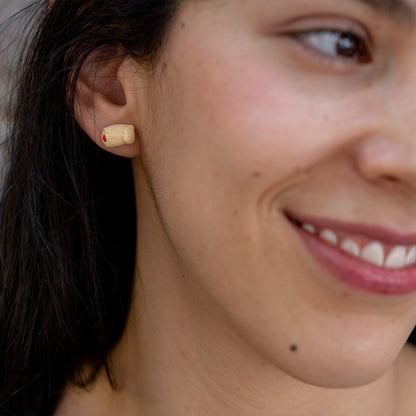 Aretes tamal y atole