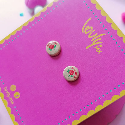 Aretes mazapan