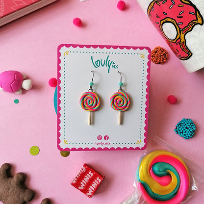 Aretes paletas lovly