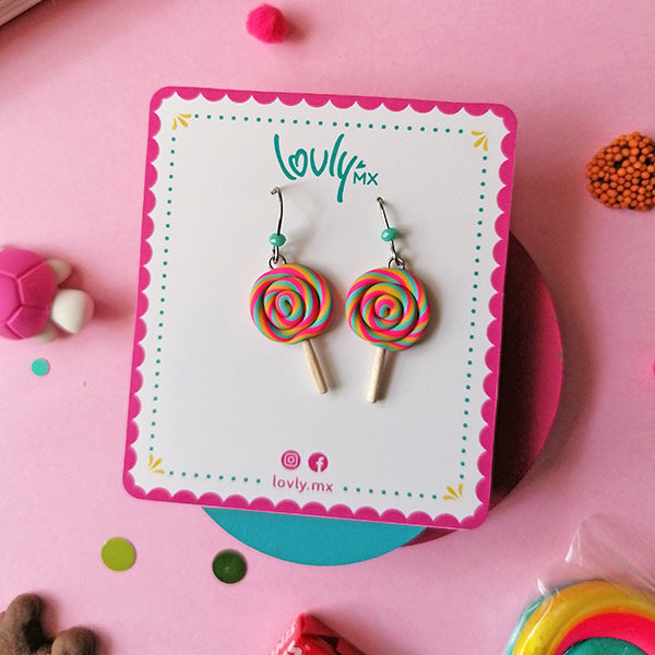 Aretes paletas lovly